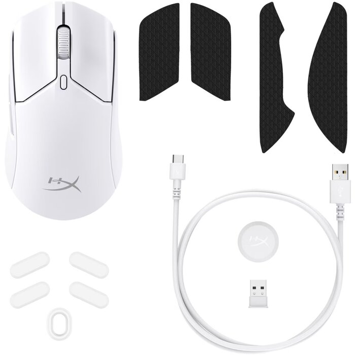 Мышь HyperX Pulsefire Haste 2 Wireless  (6N0A9AA), Белый №4