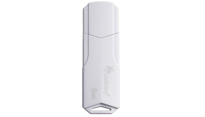 USB Flash накопитель Smartbuy Clue USB 2.0 8 ГБ, Белый №1