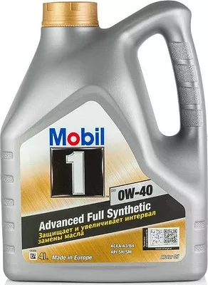 Моторное масло Mobil FS 0W-40, 153692A, 4 л  детальное изображение - 1