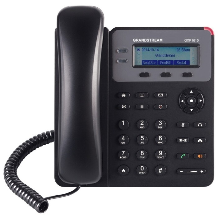 VoIP-телефон Grandstream GXP1610, Черный детальное изображение - 2