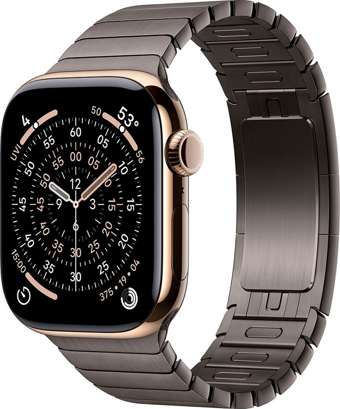 Умные часы Apple Watch Series 11 46 мм, Slate Titanium Case with Slate Milanese Loop, GPS + Cellular, Черный (M/L) №1