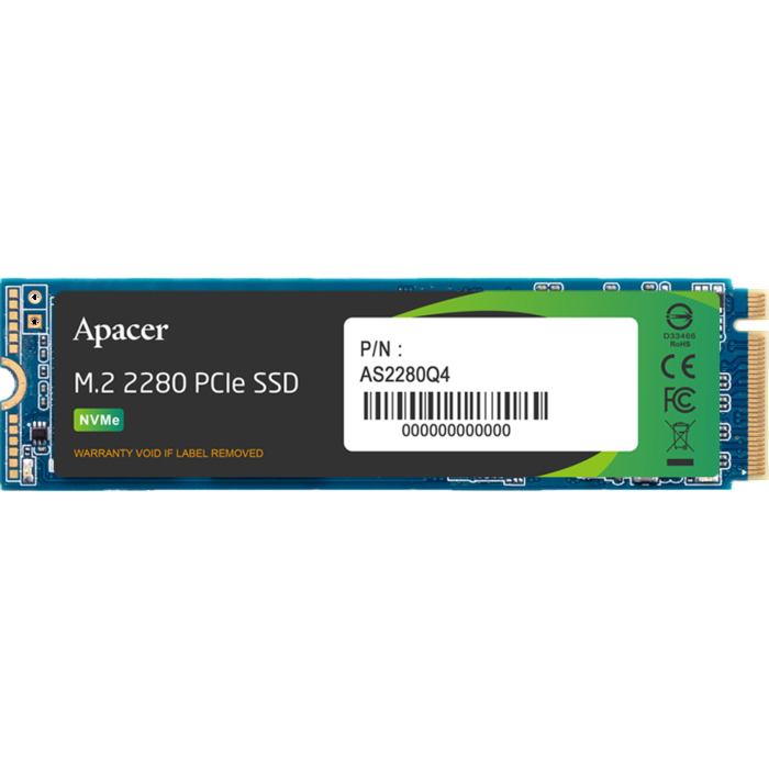 Накопитель SSD Apacer AS2280Q4 AP500GAS2280Q4 OEM, 500 Гб детальное изображение - 1