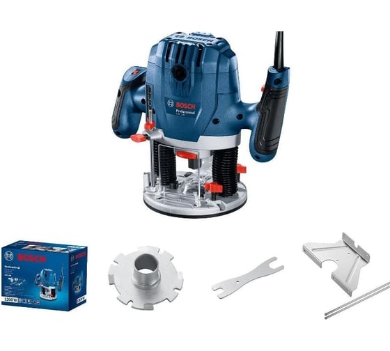 Фрезер Bosch GOF 130 06016B7080, 1300 Вт, Голубой детальное изображение - 1