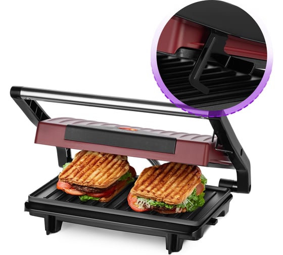 Бутербродница KITFORT КТ-3639, Черный детальное изображение - 6