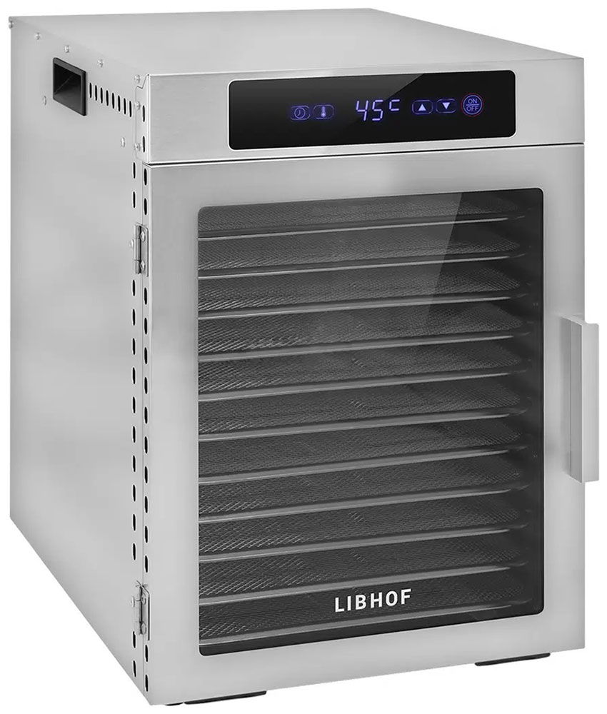 Дегидратор Libhof FDN-12, 800 Вт, Серебристый детальное изображение - 1