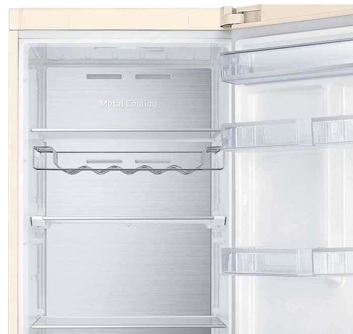 Холодильник Samsung RB37A5491EL, Бежевый №2