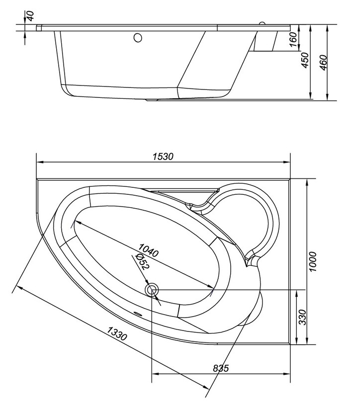 Ванна Cersanit Kaliope  №2