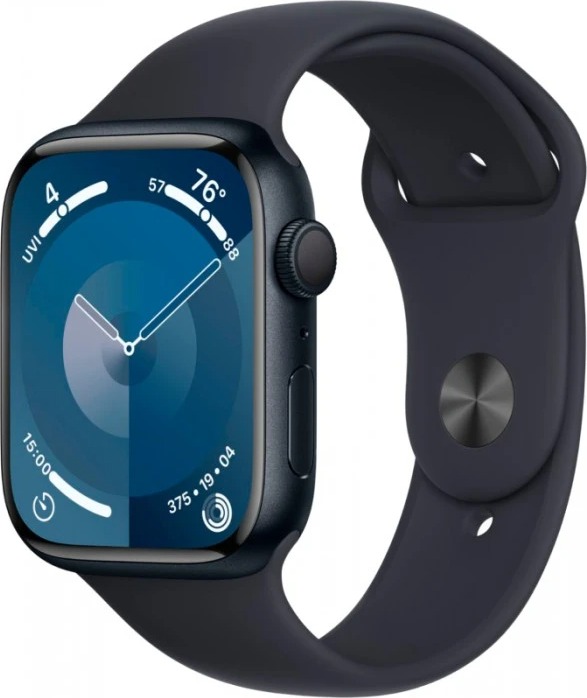 Умные часы Apple Watch Series 9 Midnight Aluminium Case, Midnight Sport Band 41 мм, Темная ночь детальное изображение - 1