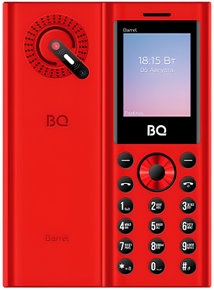 Мобильный телефон BQ 1858 Barrel, 32 Мб, Черный/Золотой, Mini-SIM №3