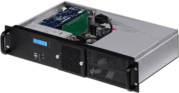 Серверный корпус Procase GM225F-B-0, без БП, Черный №3