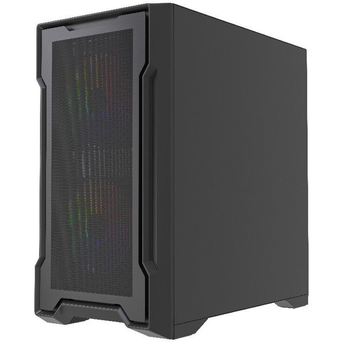 Корпус Powercase Mistral Micro X3B ARGB, Черный №3