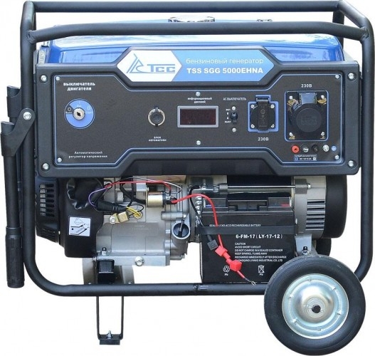 Генератор бензиновый ТСС SGG 5000EHNA 160008, 5 кВт, Синий детальное изображение - 2