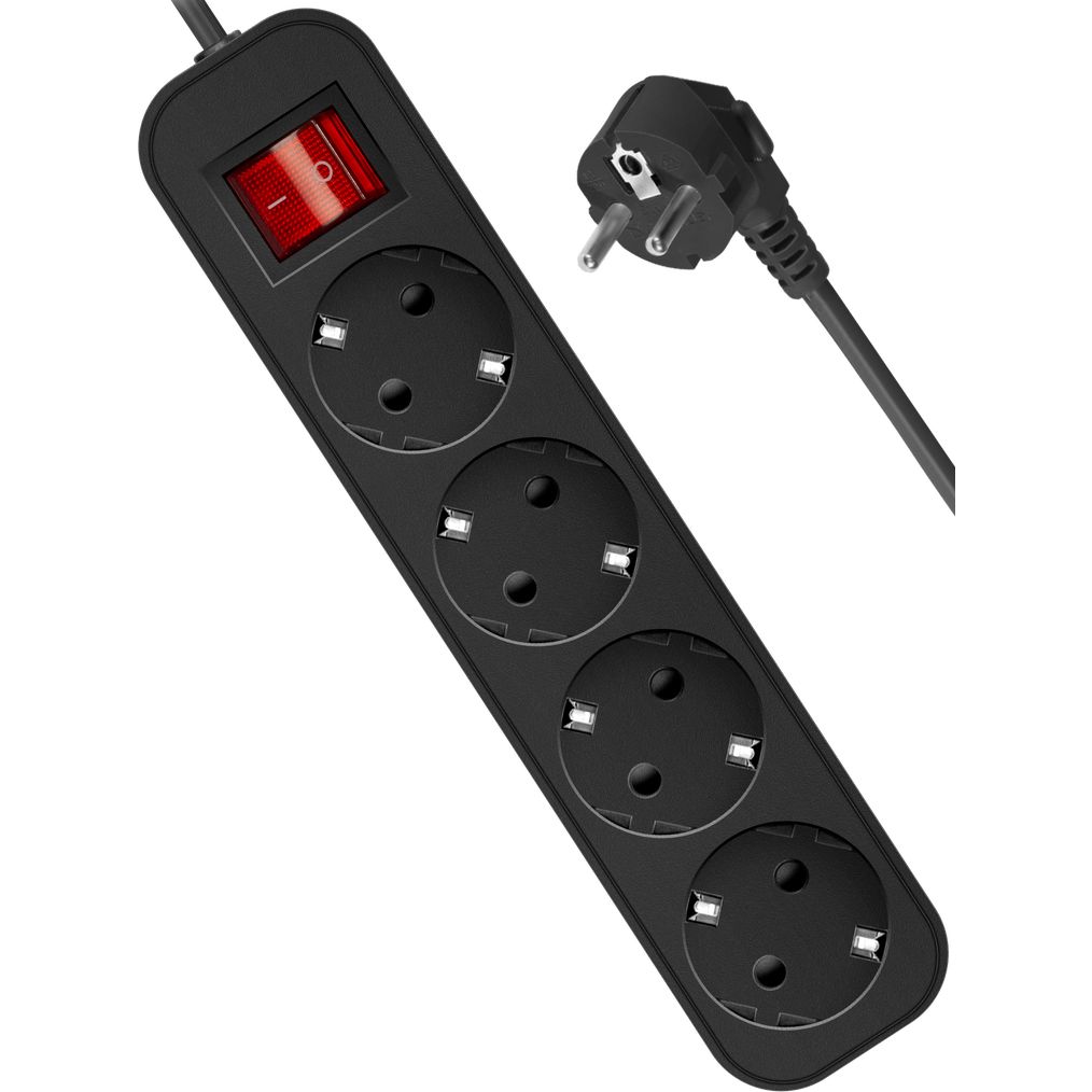 Сетевой удлинитель Defender G450, 5 м, Черный детальное изображение - 1