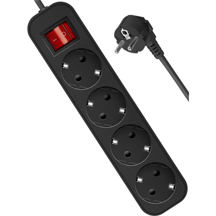 Сетевой удлинитель Defender G450, 5 м, Черный №1