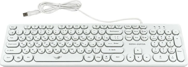 Клавиатура Dialog KGK-16U, Белый детальное изображение - 2