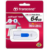 USB Flash накопитель Transcend JetFlash 790 (TS64GJF790W) 64 ГБ, белый вариант - 2