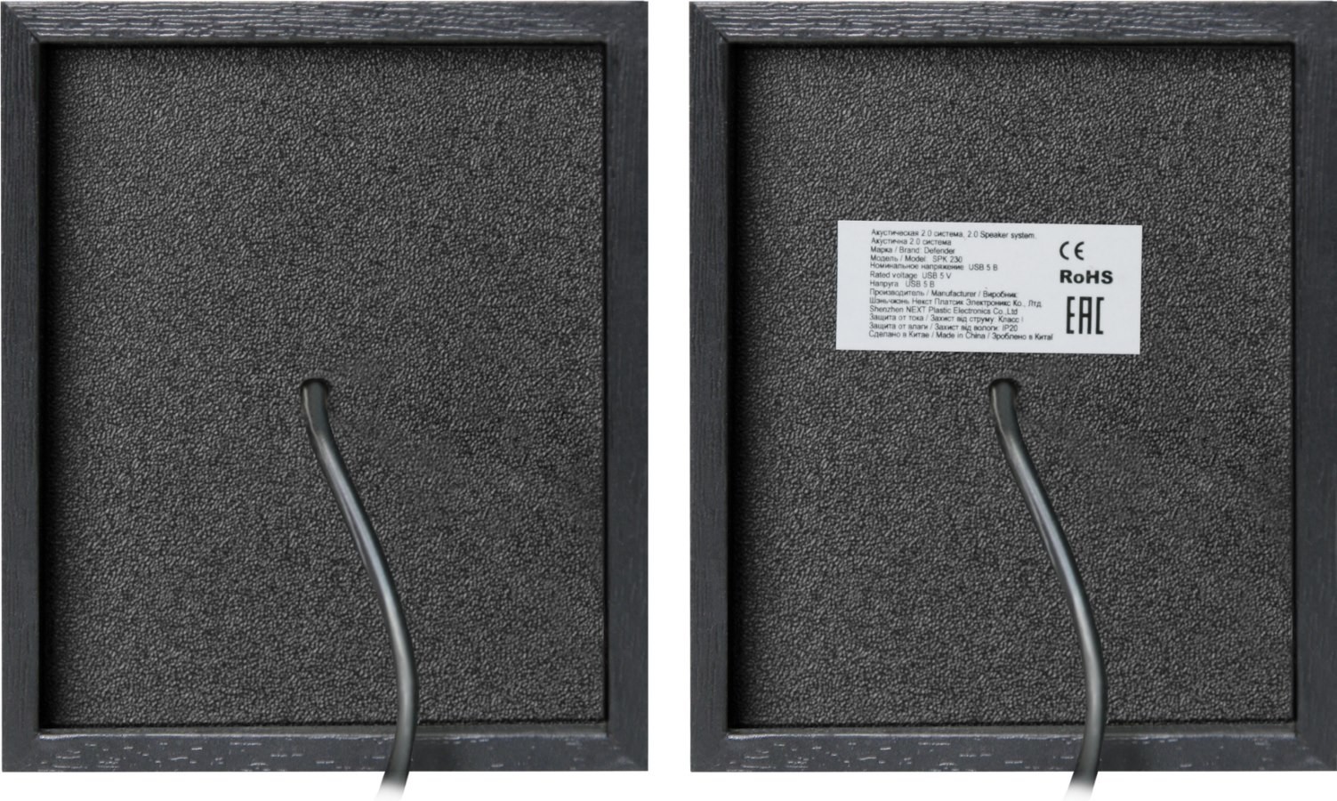 Компьютерные колонки Defender SPK-230, Черный детальное изображение - 3