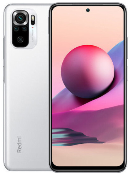Смартфон Xiaomi Redmi Note 10S 128 ГБ, Белоснежная галька, Dual nano SIM детальное изображение - 1