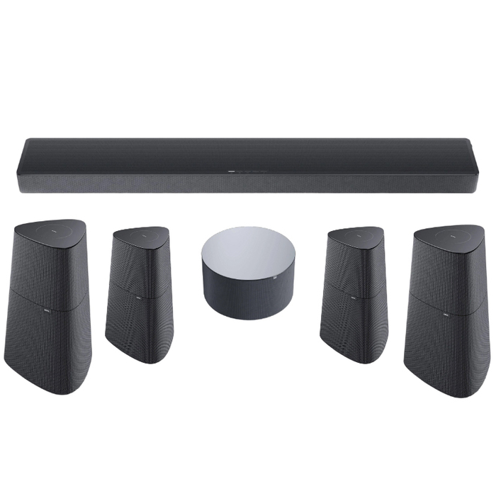 Домашний кинотеатр Loewe klang bar5 mr + klang mr3 + klang mr5, Черный №1