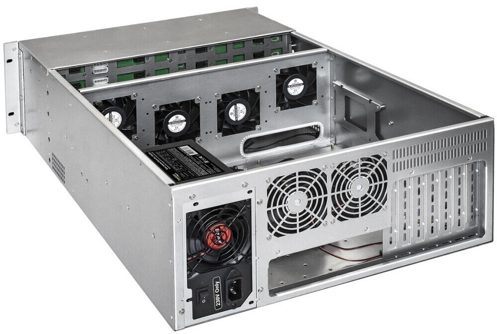 Серверный корпус ExeGate Pro 4U660-HS24/1200ADS, 1200 Вт, Черный детальное изображение - 4