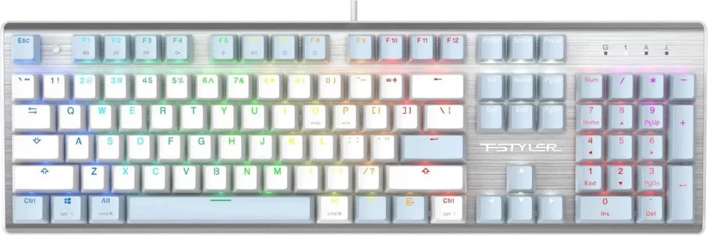 Клавиатура A4Tech Fstyler FS100 Neon, Синий детальное изображение - 15
