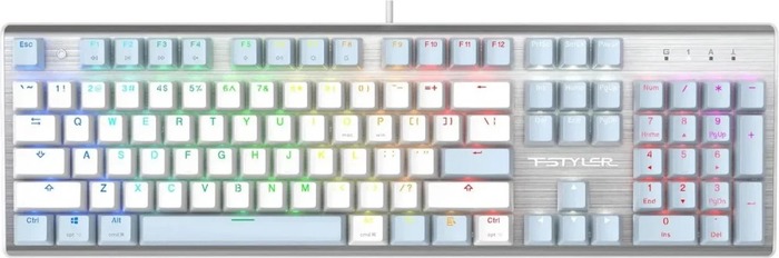 Клавиатура A4Tech Fstyler FS100 Neon, Синий №15