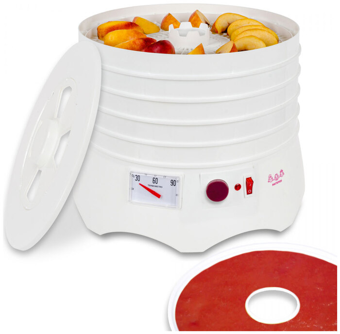 Сушилка для овощей Мастерица EFD-0502VM, 280 Вт, Прозрачный №1