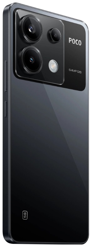 Смартфон Xiaomi POCO X6 5G 256 ГБ, Черный, Dual nano SIM детальное изображение - 5