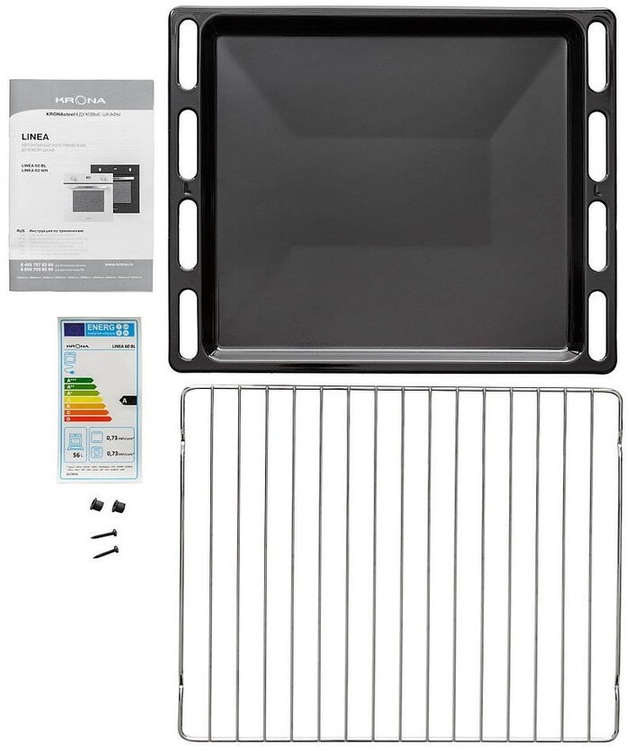Духовой шкаф Krona LINEA 60 WH, Белый №6