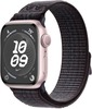 Умные часы Apple Watch Series 9 Pink Aluminum Case with Nike Sport Band Black/Blue, 45 mm, Черный/Синий вариант - 1