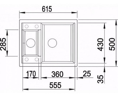 Кухонная мойка Blanco Metra 6 516162  детальное изображение - 9
