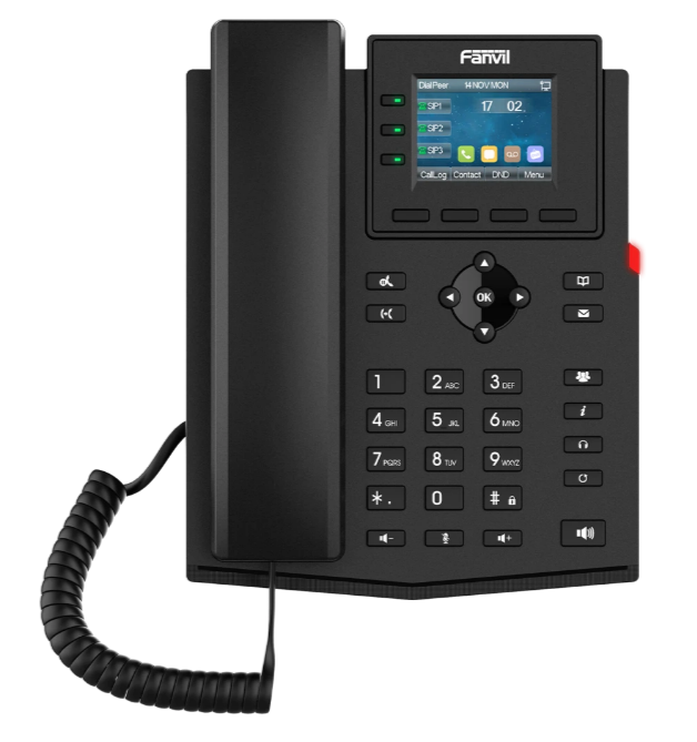 VoIP-телефон Fanvil (Linkvil) X303W, Черный детальное изображение - 2
