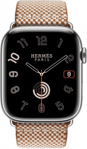 Смарт-часы Apple Watch Hermes Series 9 Silver Stainless Steel Case, 41 мм, Серебро, Sport Band детальное изображение - 2