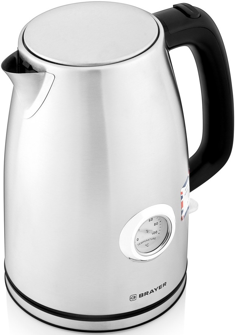 Электрический чайник Brayer BR1022 1.7 л, Серебристый детальное изображение - 4