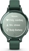 Смарт-часы Garmin Lily 2 Active, 38 мм, с яшмовым зеленым безелем, силиконовый ремешок вариант - 3