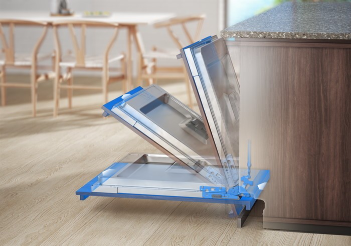 Встраиваемая посудомоечная машина Electrolux KESD 7100 L, белая детальное изображение - 3