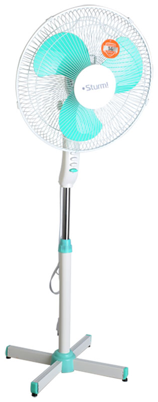 Вентилятор напольный Sturm! SF4001, 40 Вт, Белый/Бирюзовый детальное изображение - 2