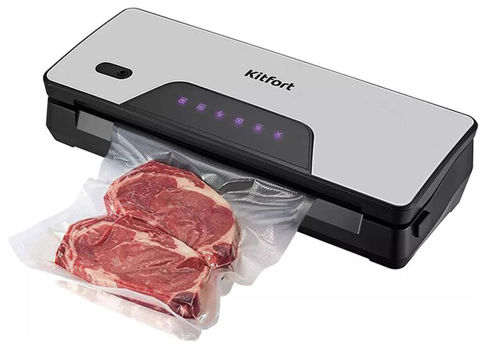 Вакуумный упаковщик Kitfort KT-1517, Серебристый №1