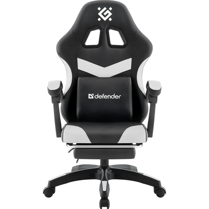 Игровое кресло Defender Runa PRO, Черный/Белый №2