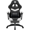 Игровое кресло Defender Runa PRO, Черный/Белый вариант - 2