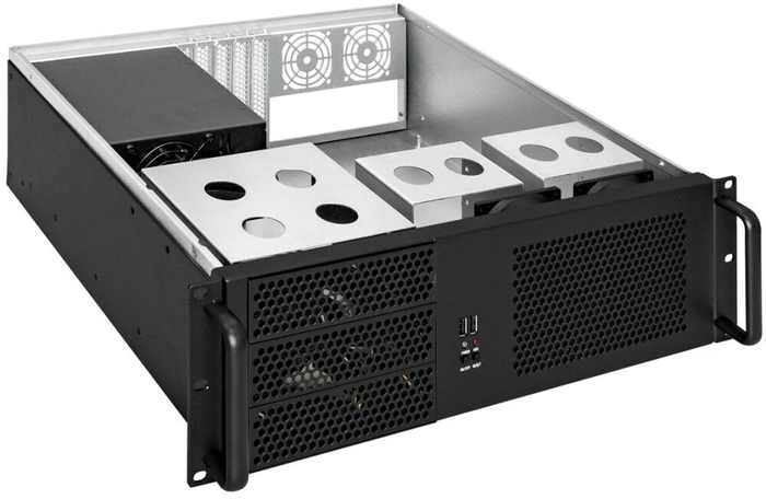 Серверный корпус ExeGate Pro 3U390-08/1200ADS, 1200 Вт, Черный №2