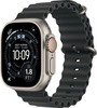 Умные часы Apple Watch Ultra 3 49 мм, Natural Titanium Case with Black Ocean Band, Черный вариант - 1
