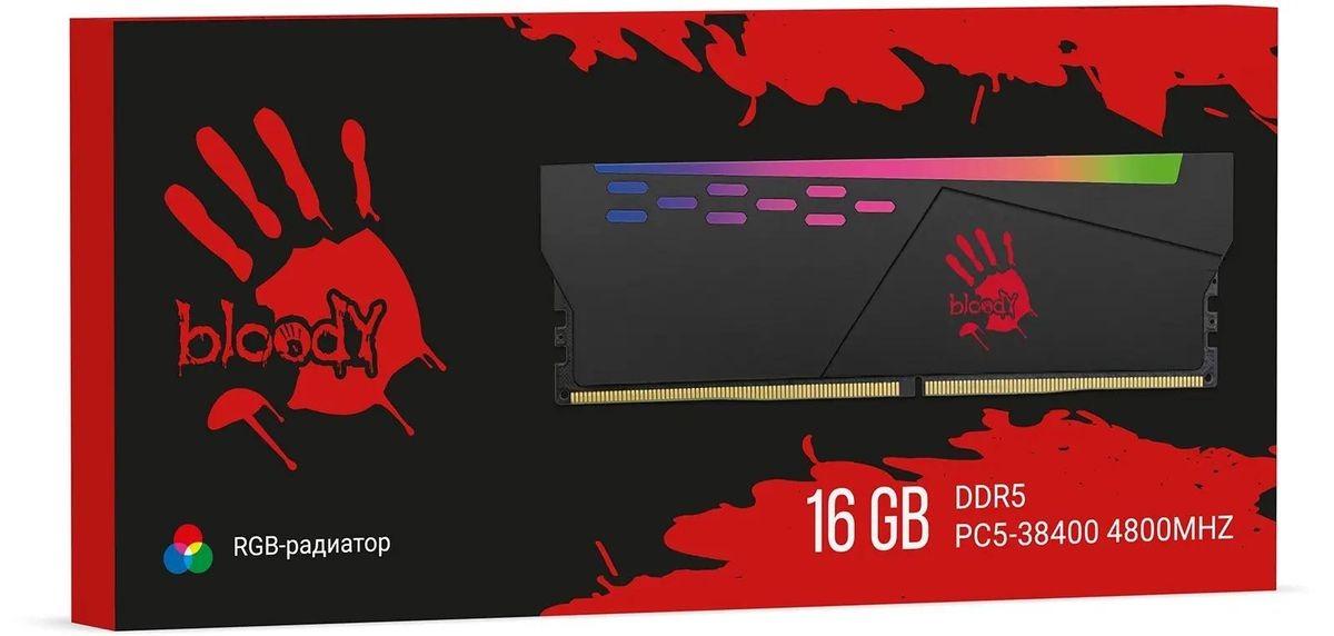 Оперативная память Bloody DDR5 4800MHz, BDM016A4800RS, 16 Гб детальное изображение - 3