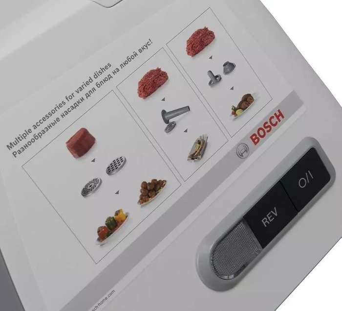 Мясорубка Bosch ProPower MFW45020, Белый №4