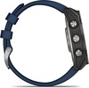 Смарт-часы Garmin Quatix 8 47 мм, AMOLED, Sapphire, Titanium, Синий силиконовый ремешок вариант - 7