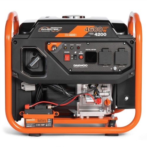 Генератор бензиновый DAEWOO GDA 4600Ei, 4.2 кВт, Оранжевый детальное изображение - 2