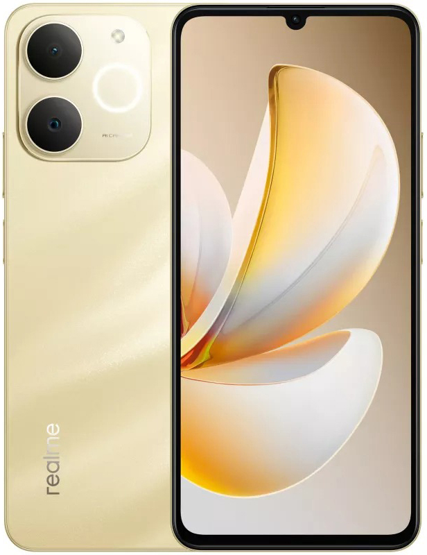 Смартфон Realme Note 70 6/128 Гб, Золотой, Dual nano-SIM детальное изображение - 1