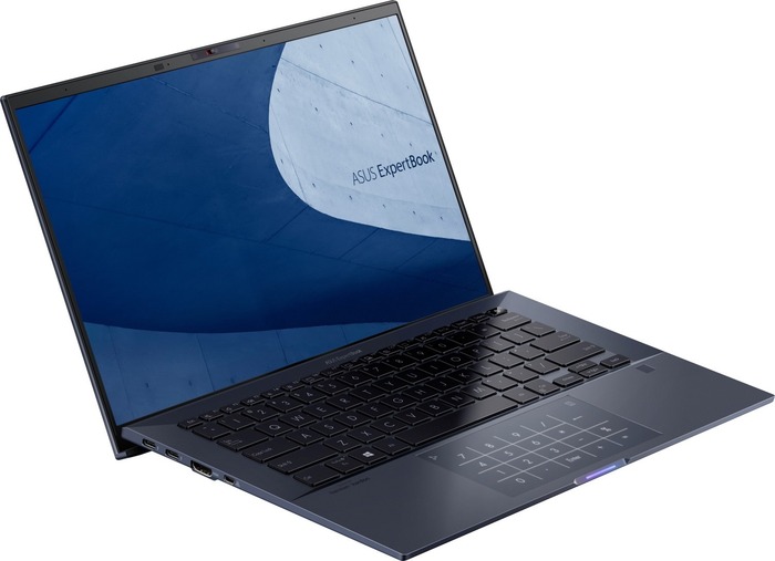 Ноутбук Asus ExpertBook B9 B9400CEA, Intel Core i5 1135G7, RAM 16 ГБ, Синий, SSD 512 ГБ, Intel Iris Xe Graphics, Windows 10 Professional №3