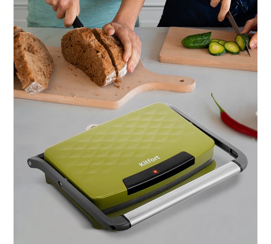 Бутербродница KITFORT КТ-3626, Белый детальное изображение - 2