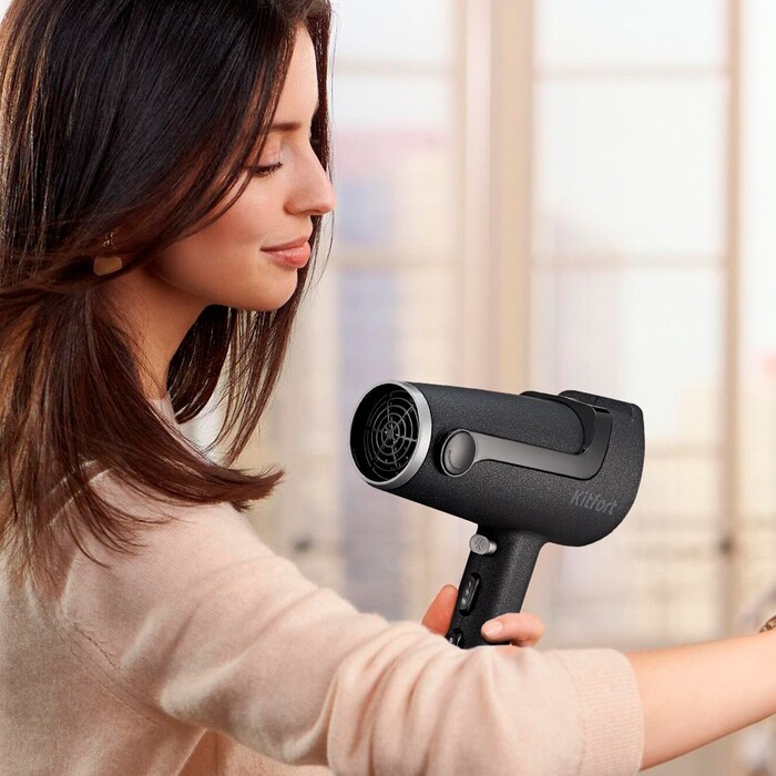 Фен KITFORT KT-3231, Черный №6